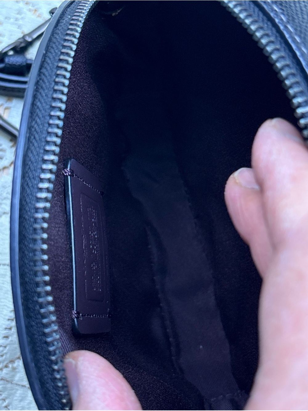 Coach Halloween Black Cat Canteen Crossbody Satchel - Picture 12 of 16